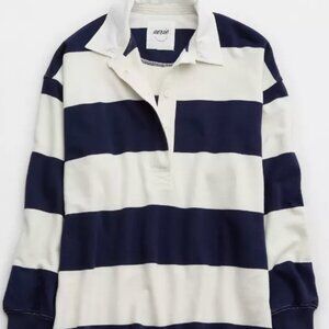 Aerie Prep Rally Rugby Sweatshirt